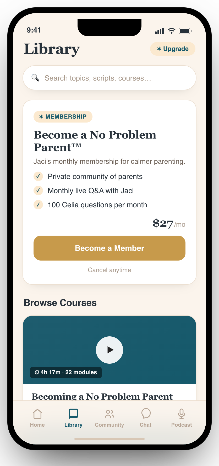 Course library